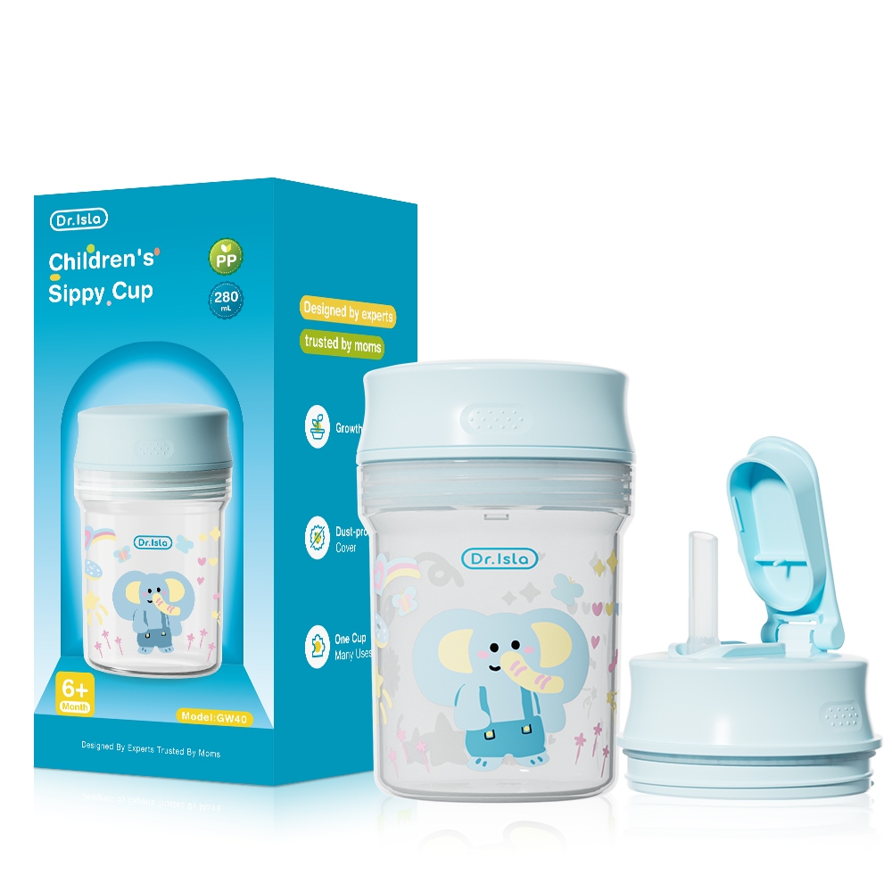 Botol Minum Bayi Dr.isla 280ml Anti Tumpah Foto 7