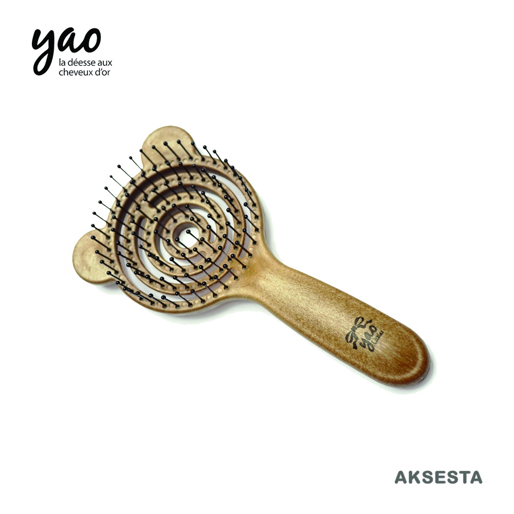 Sisir Kayu YAO Little Wood Teddy Anti Rontok Buatan Korea Selatan Foto 3