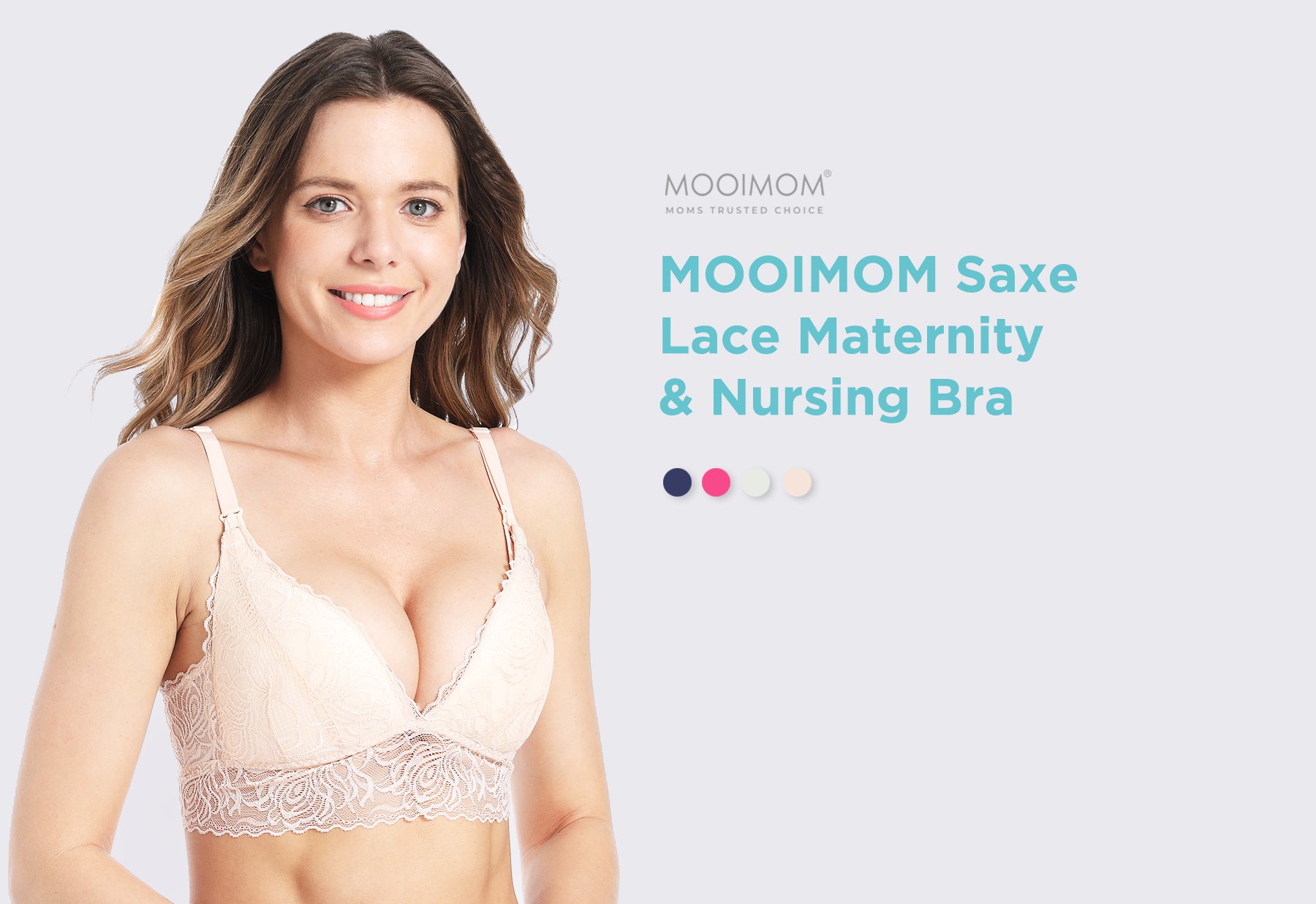 MOOIMOM Saxe Lace Nursing Bra Foto 8