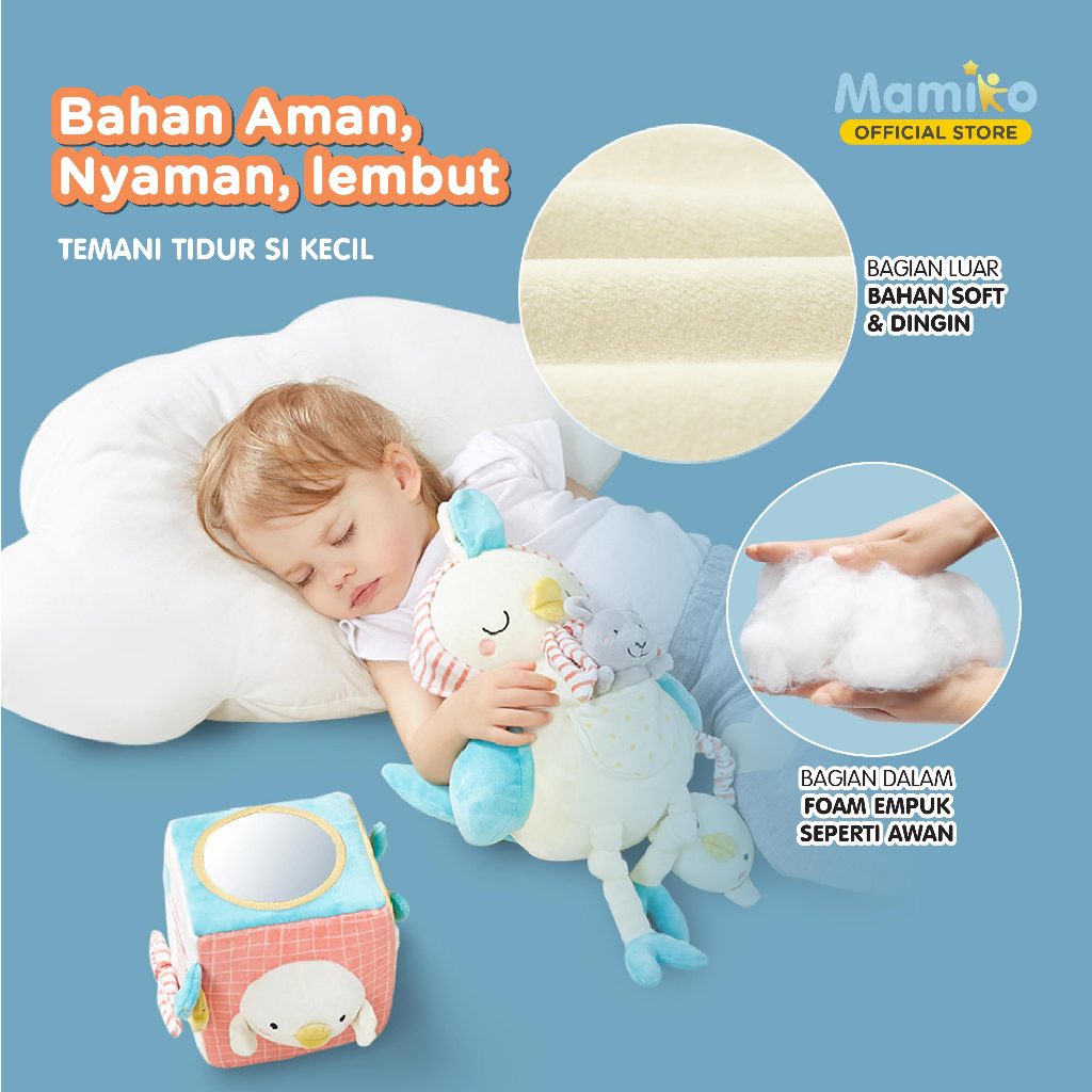 KUB Plush Toy Stacking Ring Boneka Edukasi Bayi 0m+ Food Grade Bahan Aman Foto 4