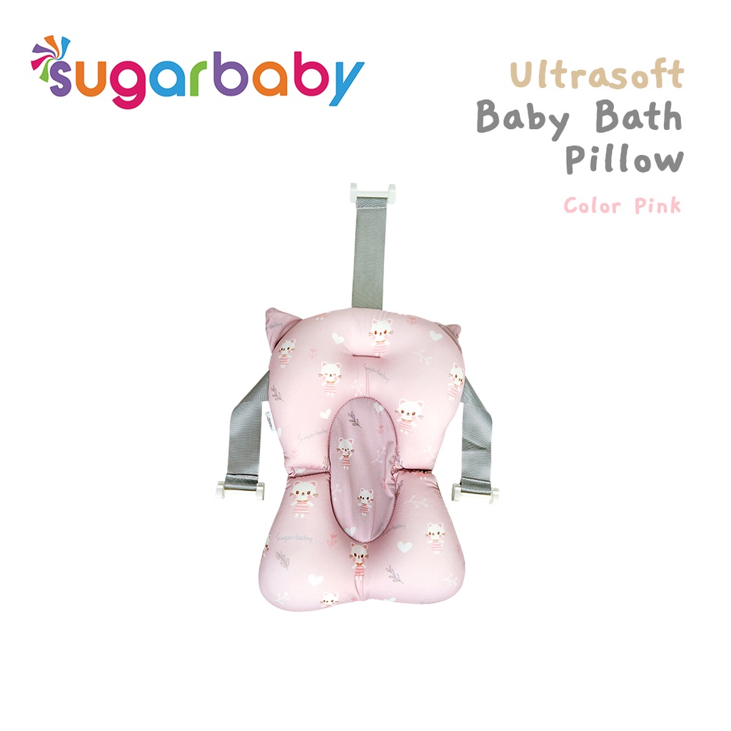 Sugar Baby Ultrasoft Baby Bath Pillow & Bath Net Bantal Mandi Bayi dan Jaring Foto 7