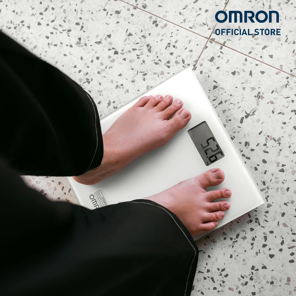 Timbangan Badan Digital OMRON HN-300T2 Bluetooth BMI Layar LCD Backlight 150kg Foto 3