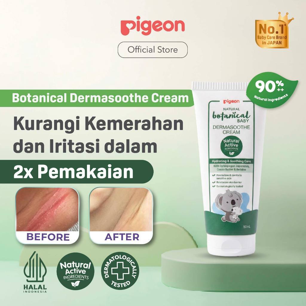 Pigeon Dermasoothe Calming Cream Krim Kulit Sensitif & Eksim 50ml