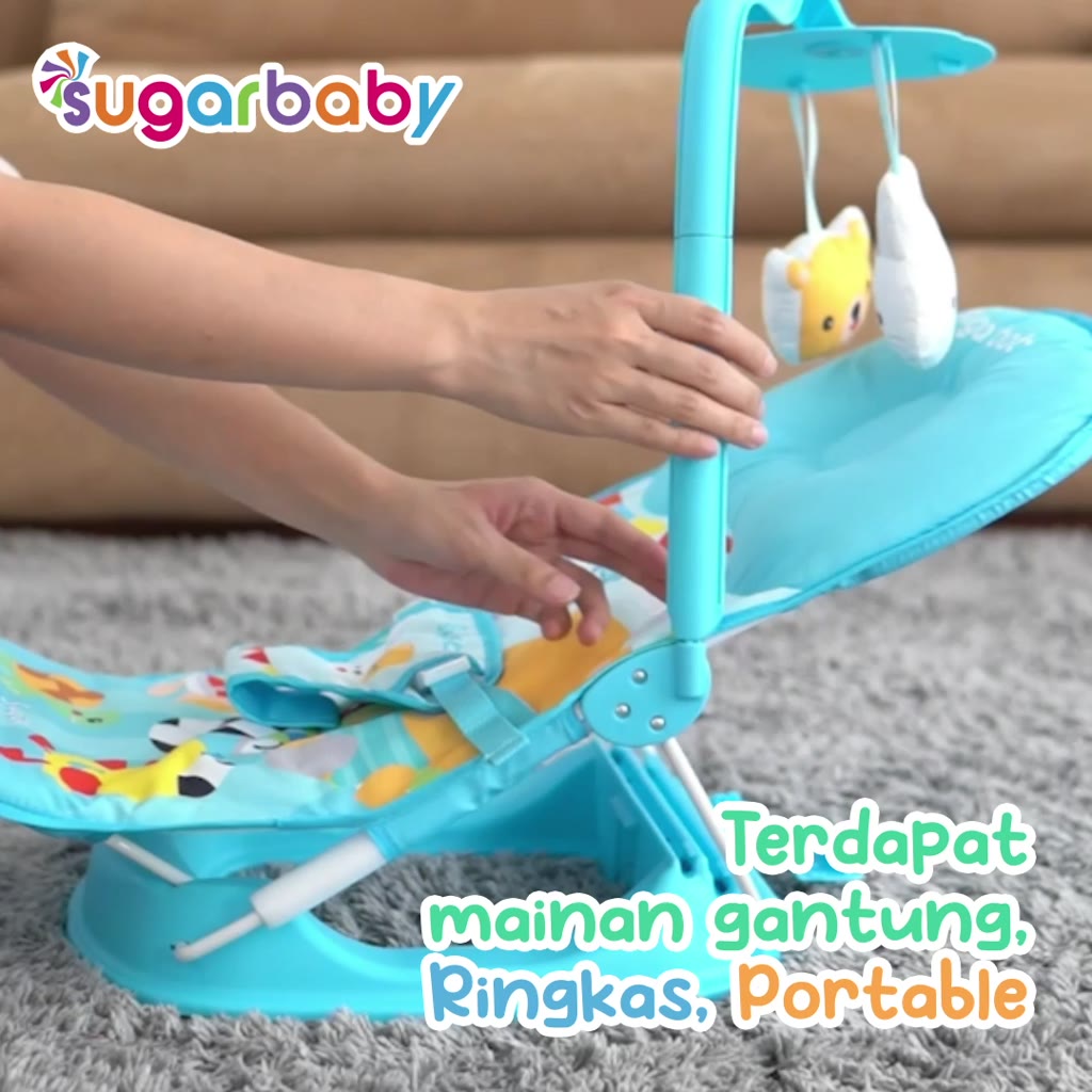 Sugarbaby 1st Class Infant Seat Kursi Musik Getar Bayi Portable Lipat