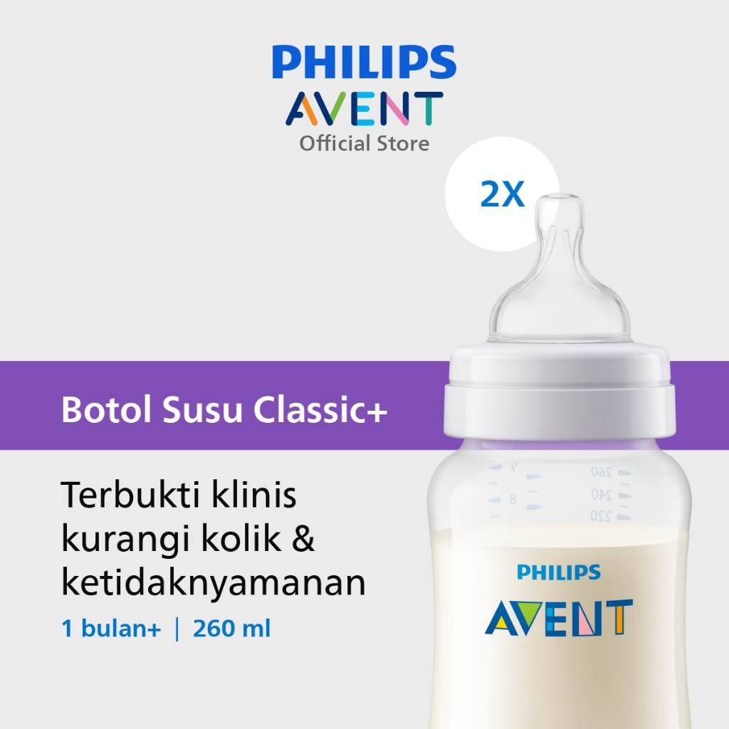 Botol Susu Philips Avent Classic+ Anti Kolik Foto 5