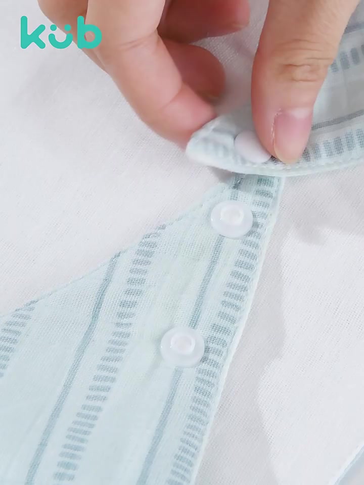 Celemek Bayi KUB Infant Sleep Products Bib Anti Bakterial Grass Coral Tea Leaf