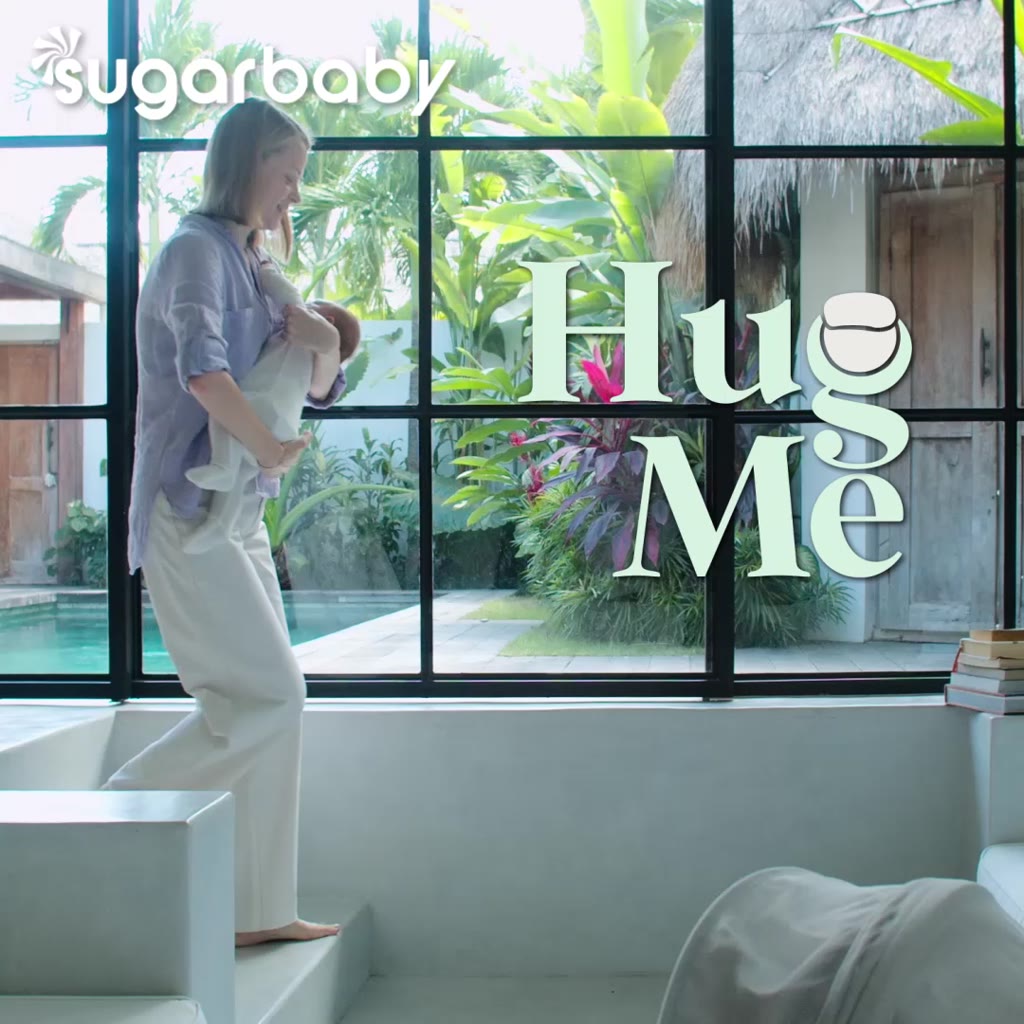 Ayunan Bayi Otomatis Sugarbaby HUG ME Swing Bed XL dengan Bluetooth & Remote Control
