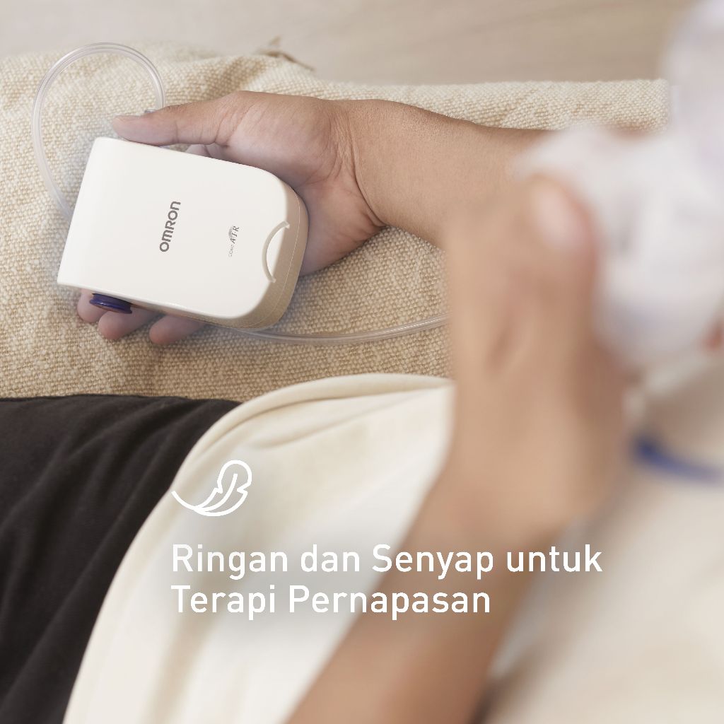 Omron Compressor Nebulizer NE-C803 Portable Ringan untuk Asma & Alergi Dewasa dan Anak Foto 2