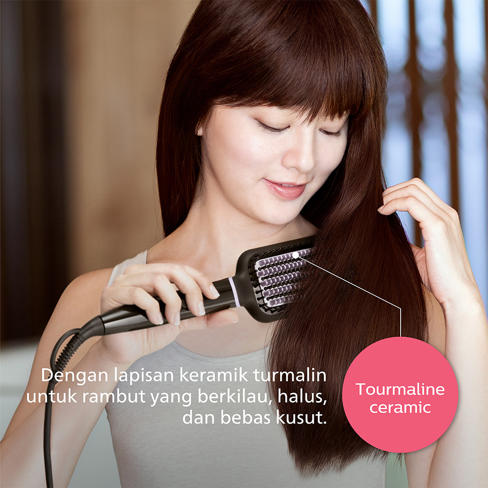 Philips Hair Dryer BHD308/10 + Straightening Brush BHH880/00 Foto 2