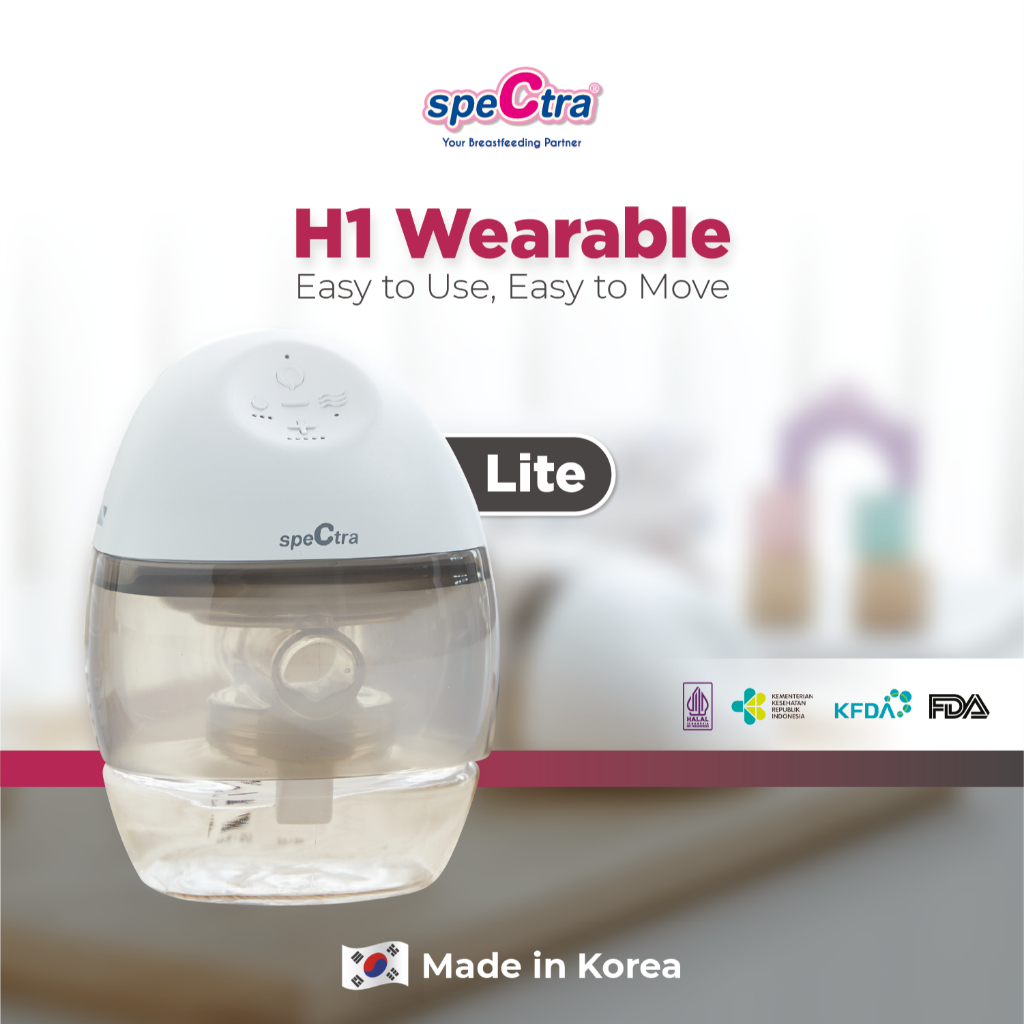 Pompa ASI Elektrik Spectra H1 Lite Single Portable Baterai Original Korea Foto 5