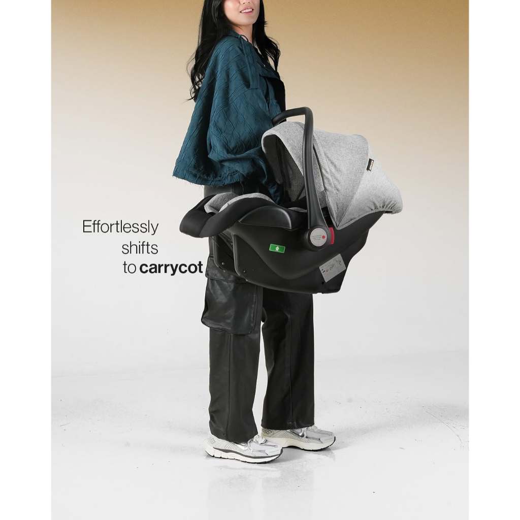 Stroller Bayi Babydoes Pollux TS 3 in 1 Reversible dengan Infant Carrier Car Seat Foto 4