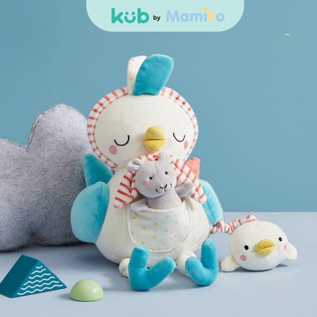 KUB Plush Toy Stacking Ring Boneka Edukasi Bayi 0m+ Food Grade Bahan Aman Foto 6