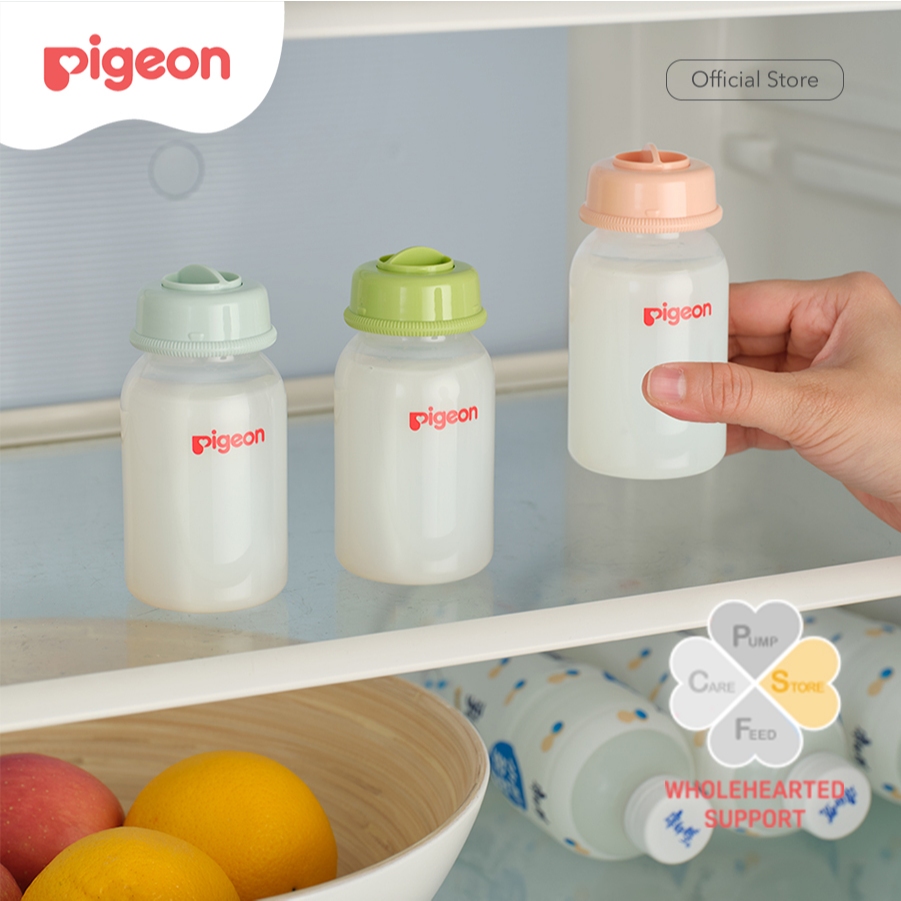 Botol Penyimpanan ASI Pigeon PP Set Hemat 50 ml 6pcs & 120 ml 3pcs Foto 2