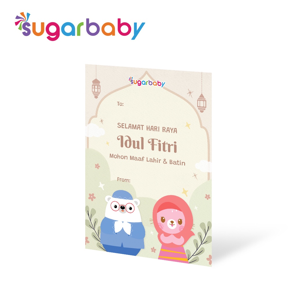 Sugarbaby Gift Box Nature Series & Congrats Card Kemasan Kado Kosong Feeding Set Foto 7