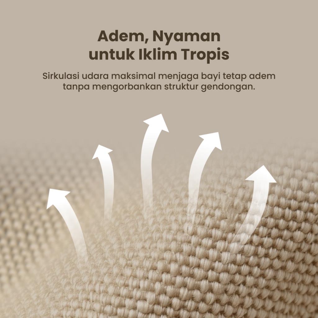 MOOIMOM AiryKnit Baby Carrier M-Shape Foto 4
