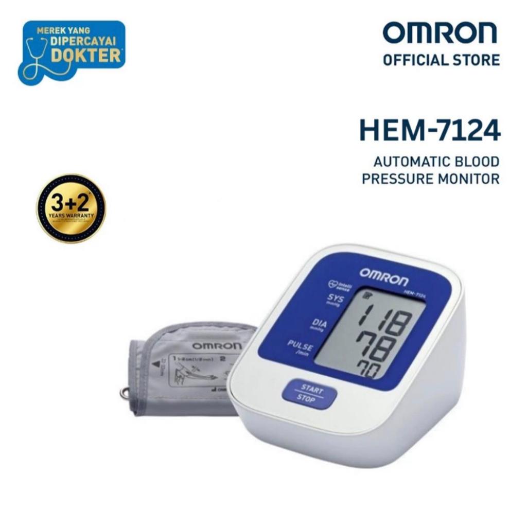 Omron Tensimeter Digital HEM-7124 Blood Pressure Monitor Cuff Lengan Atas