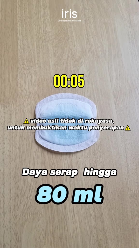 Iris Breast Pad Disposable Comfy Series Pembalut Payudara Sekali Pakai 60pcs/30pcs