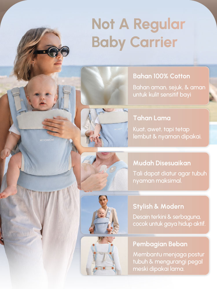 MOOIMOM Wonder Carrier Pure Cotton Foto 8