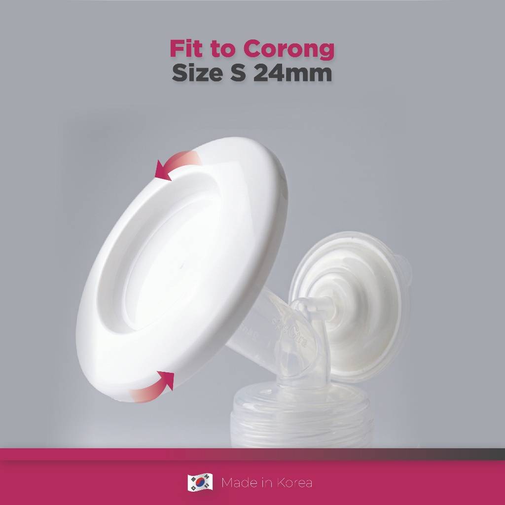 Tutup Corong Breastshield SPECTRA Size S Original Made in Korea - Pelindung Pompa ASI Foto 2