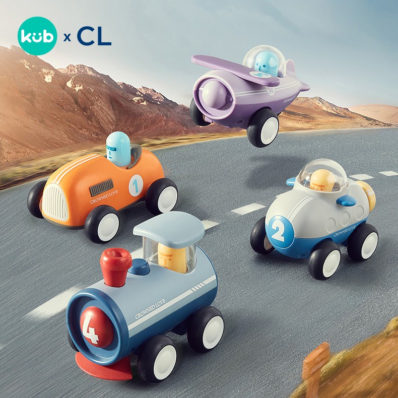 Mainan Inertia Anak KUB x CL Children's Inertia Toys dengan Musik 3 Lagu Edukatif Foto 4
