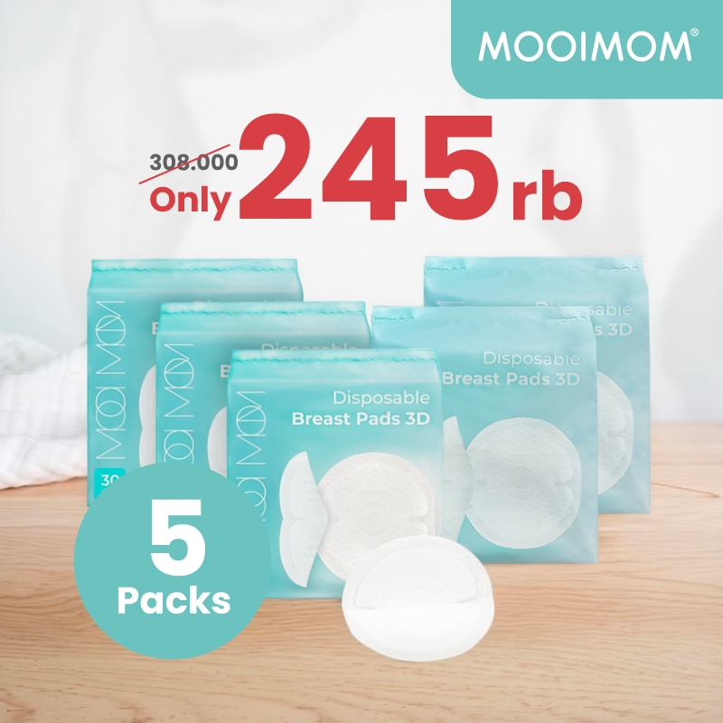 MOOIMOM Breast Pad 3D Anti Bocor Foto 7