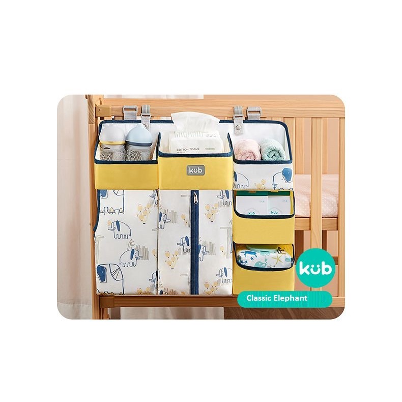 KUB Storage Bag Tas Penyimpanan Gantungan Bayi Basic Classic Motif Elephant Crocodile Foto 8