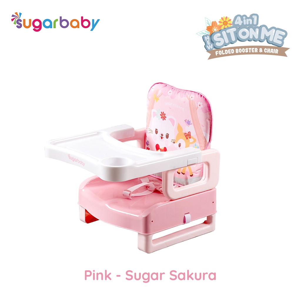 Kursi Makan Anak Sugarbaby SitOnMe Folded Booster 4in1 Portable Lipat Foto 7