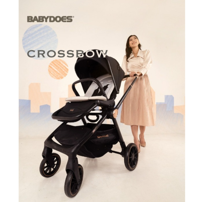 Babydoes Crossbow Stroller Reversible Seat Newborn hingga 22kg Foto 2