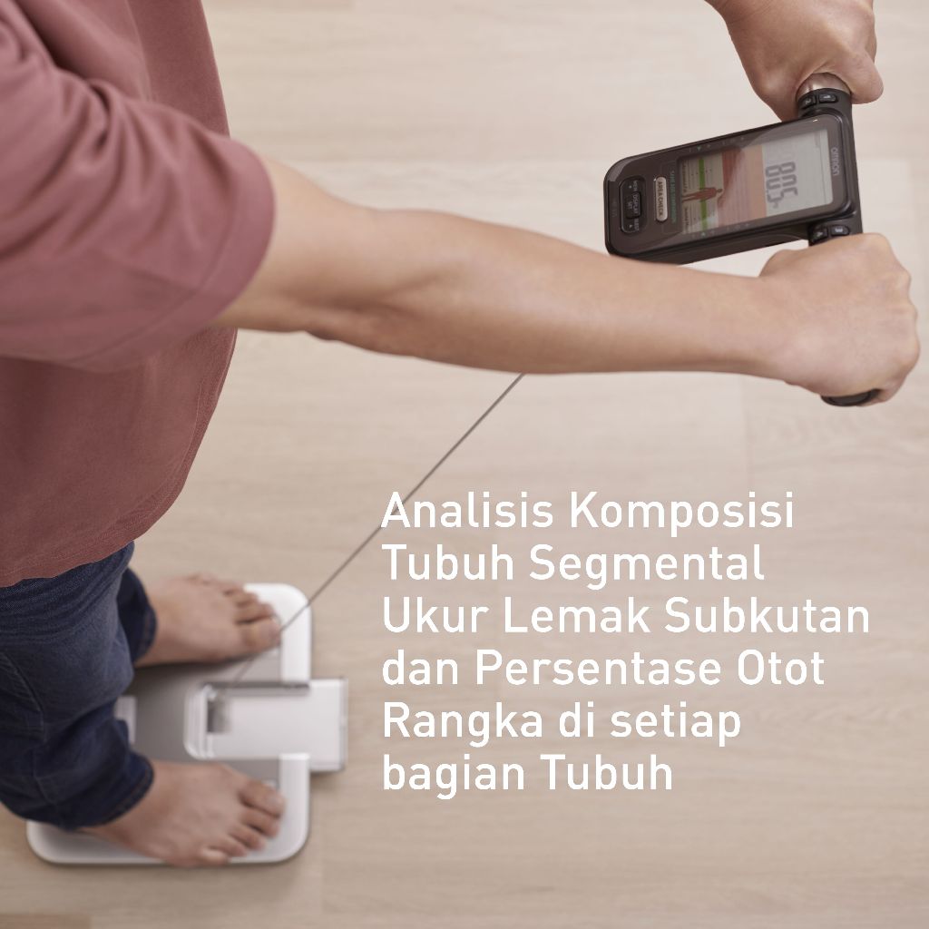 Monitor Komposisi Tubuh OMRON Karada Scan HBF-375 Full Body Sensing 8 Sensor Foto 4