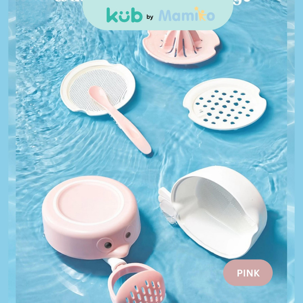 KUB Grinding Bowl Set 7pcs Mangkuk Penggiling MPASI Bayi Anti Slip Silicone Foto 6