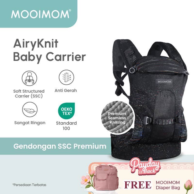 MOOIMOM AiryKnit Baby Carrier M-Shape Foto 7