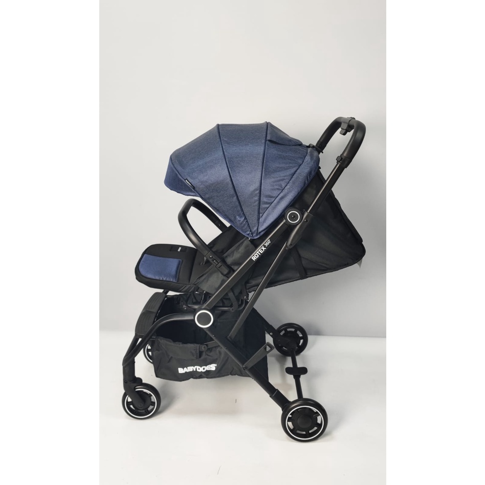 Stroller Bayi Babydoes Rotex 360° Reversible Seat Compact Dapat Dilipat Foto 5
