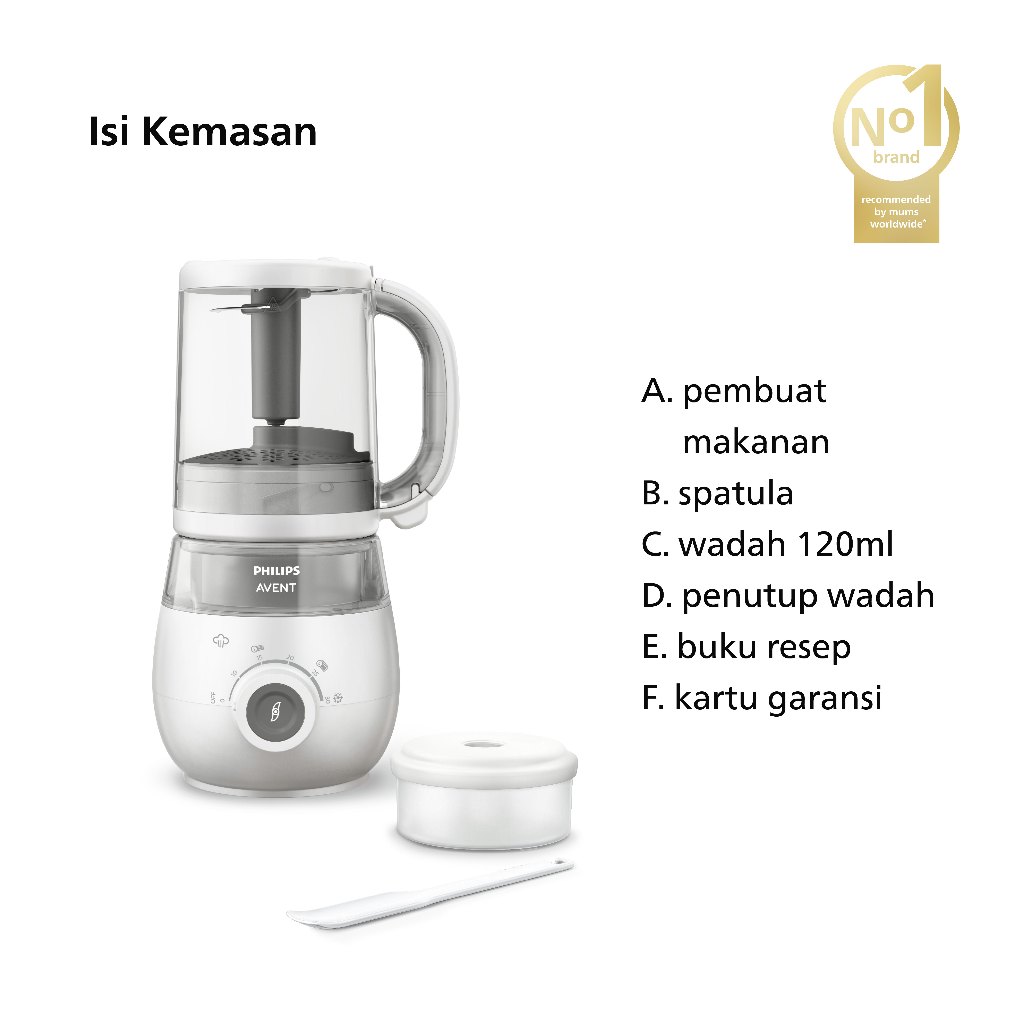 Philips Avent Food Processor SCF883/01 4-in-1 Foto 3