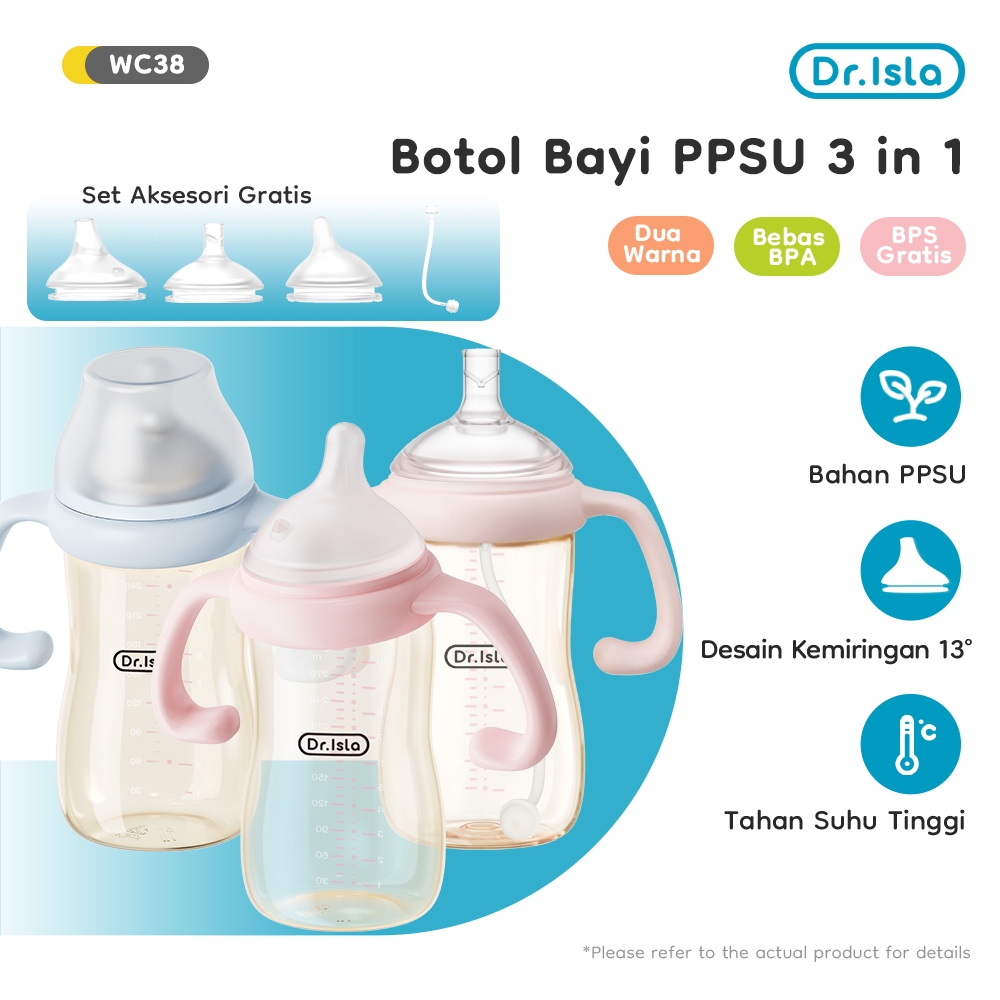 Botol Susu Dr.isla PPSU 3-in-1