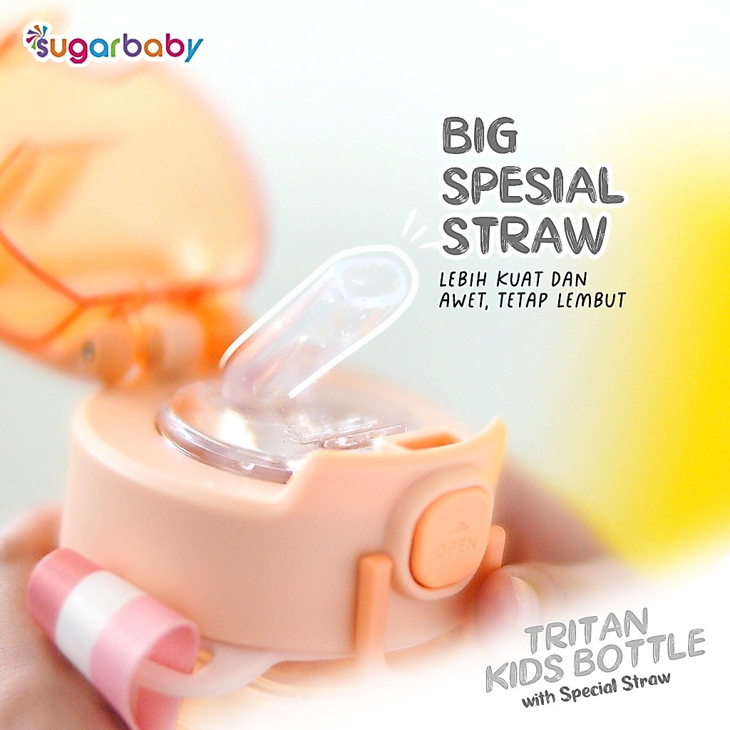 Sedotan & Sikat Pembersih Replacement Sugarbaby untuk Botol Tritan Kids TKBST400 Foto 5