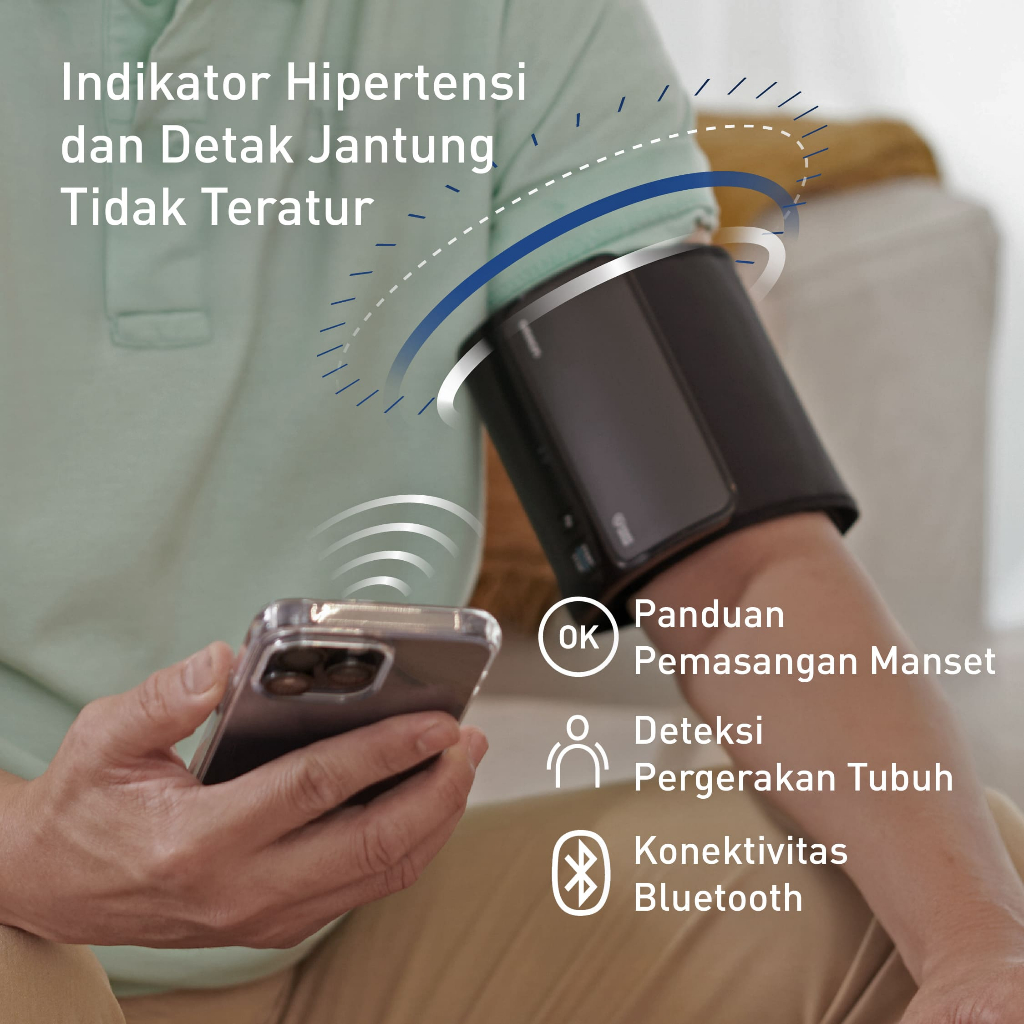 Tensiometer Omron HEM-7600T Upper Arm Intellisense Intelli Wrap Cuff Made in Japan Foto 6