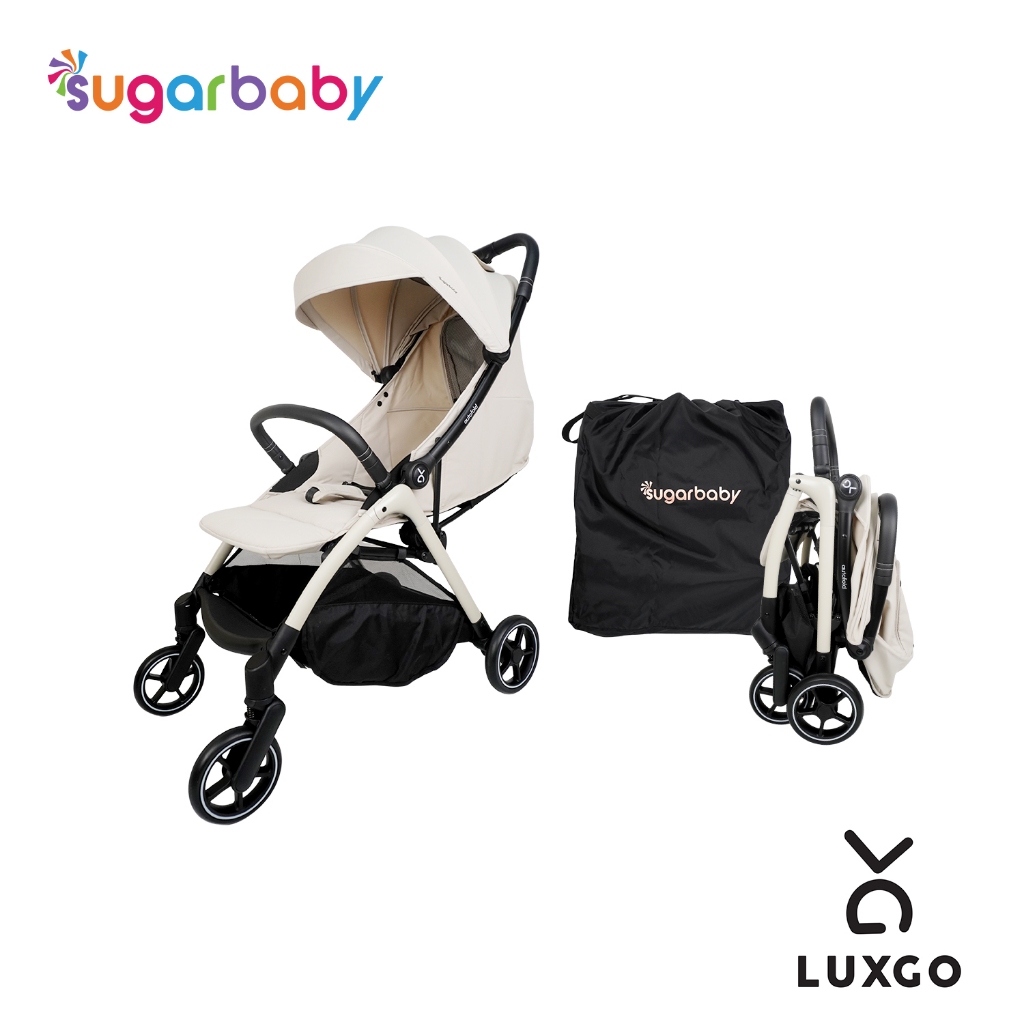 Stroller Bayi Sugarbaby LuxGo Auto Fold Single-Handedly Ringan 7.8kg Cabin Size BPA Free Foto 7
