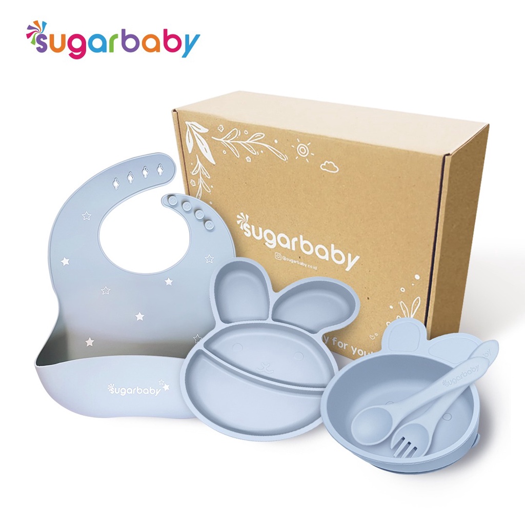 Sugarbaby Gift Box Nature Series & Congrats Card Kemasan Kado Kosong Feeding Set Foto 2