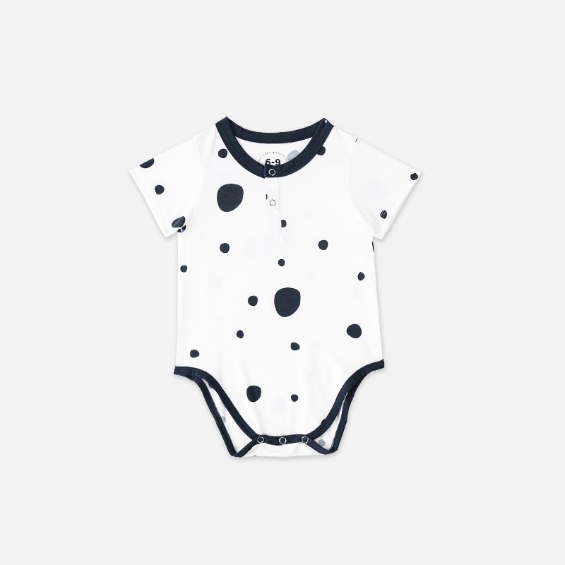 MOOIMOM Nero Bianco Tencel™️ Creeper Foto 2