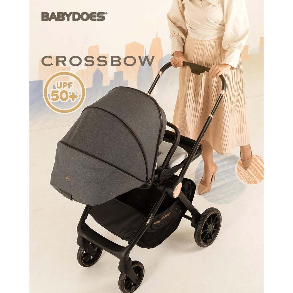 Babydoes Crossbow Stroller Reversible Seat Newborn hingga 22kg Foto 4