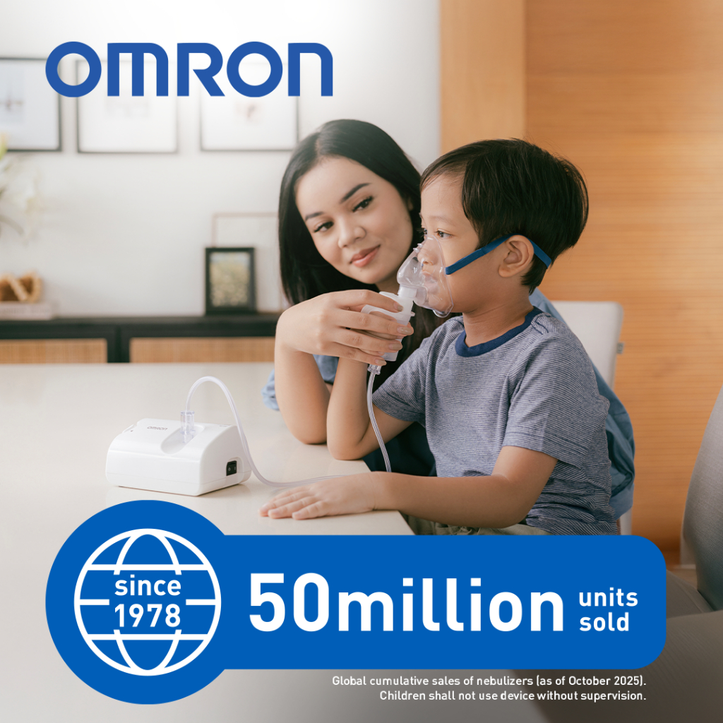Omron NE-U780 Compressor Nebulizer Professional untuk Klinik & Rumah Sakit LCD Foto 5