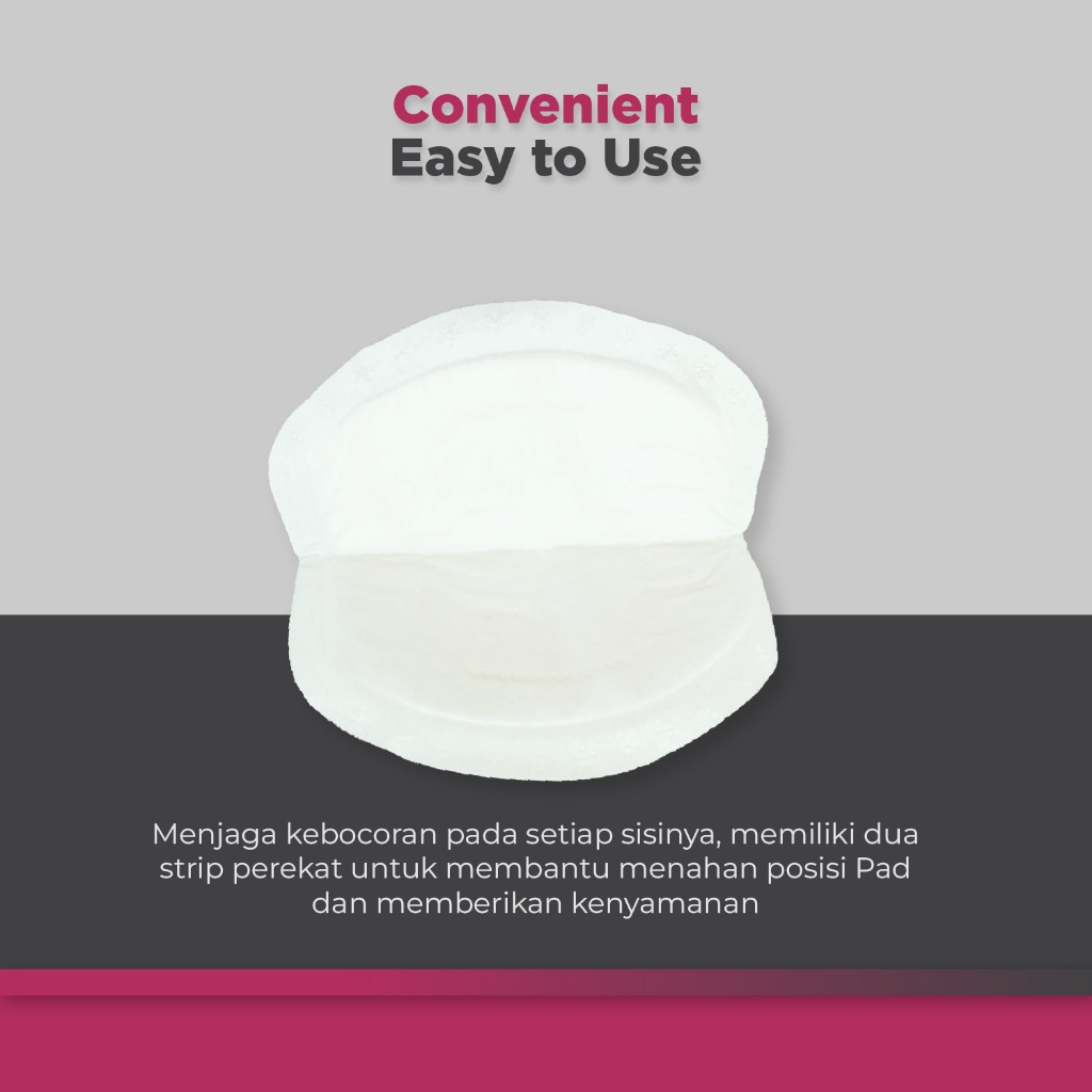 Iris Breast Pad Disposable Comfy Series Pembalut Payudara Sekali Pakai 60pcs/30pcs Foto 3