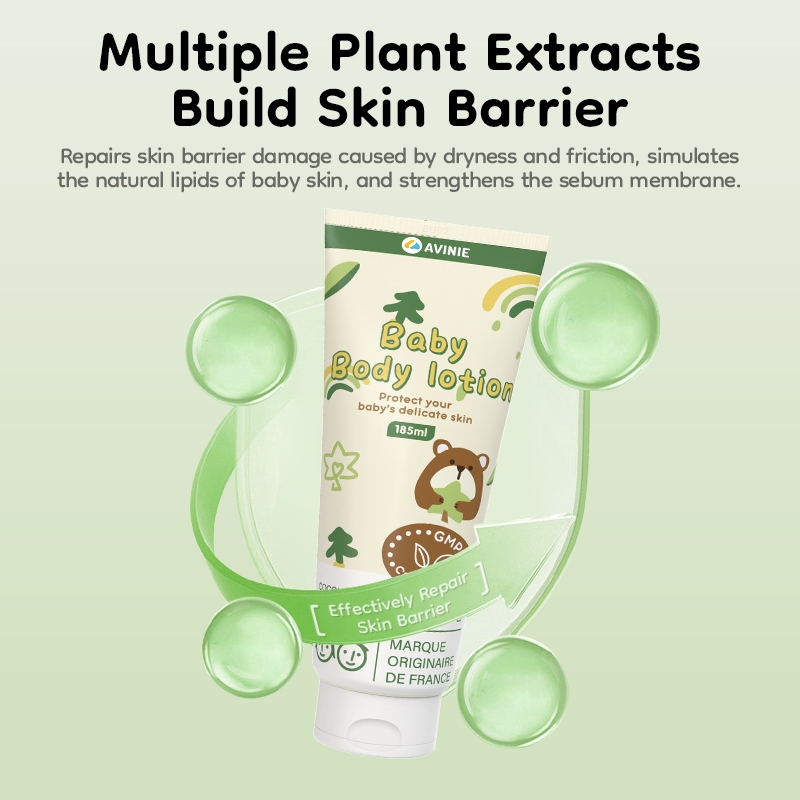 Avinie Body Lotion Bayi Hipoalergenik 185ml Melembabkan & Menenangkan Kulit Foto 3