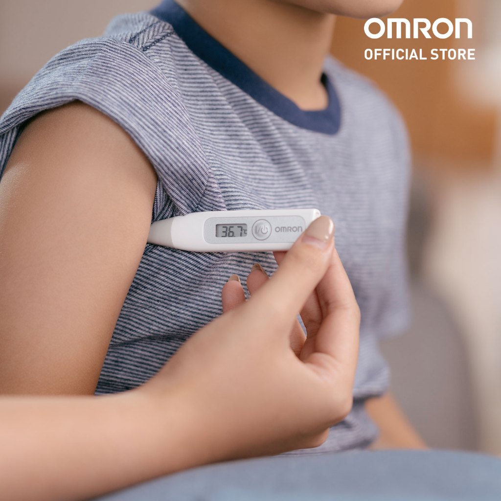 Termometer Digital OMRON MC-343F Pengukur Suhu Cepat Oral Rektal Ketiak Foto 3