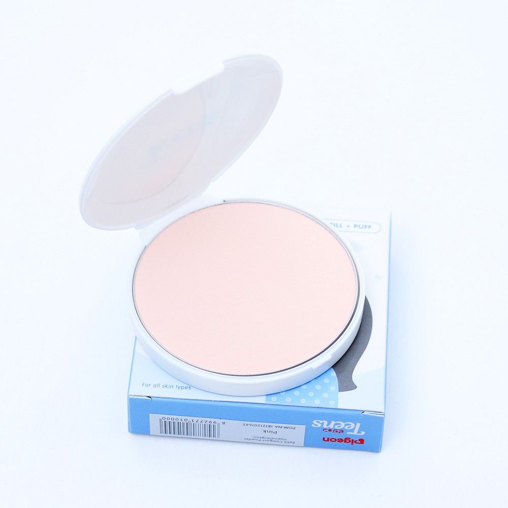 Pigeon Teens Compact Powder Refill UV Protection 14Gr Pink Non-Acnegenic Foto 4