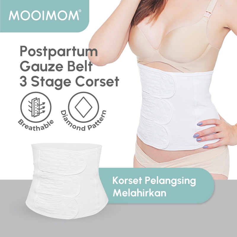 MOOIMOM Postpartum Gauze Belt 3 Stage