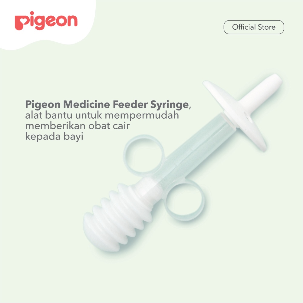 Pigeon Medicine Feeder Syringe Alat Bantu Minum Obat Cair Bayi Praktis Foto 2