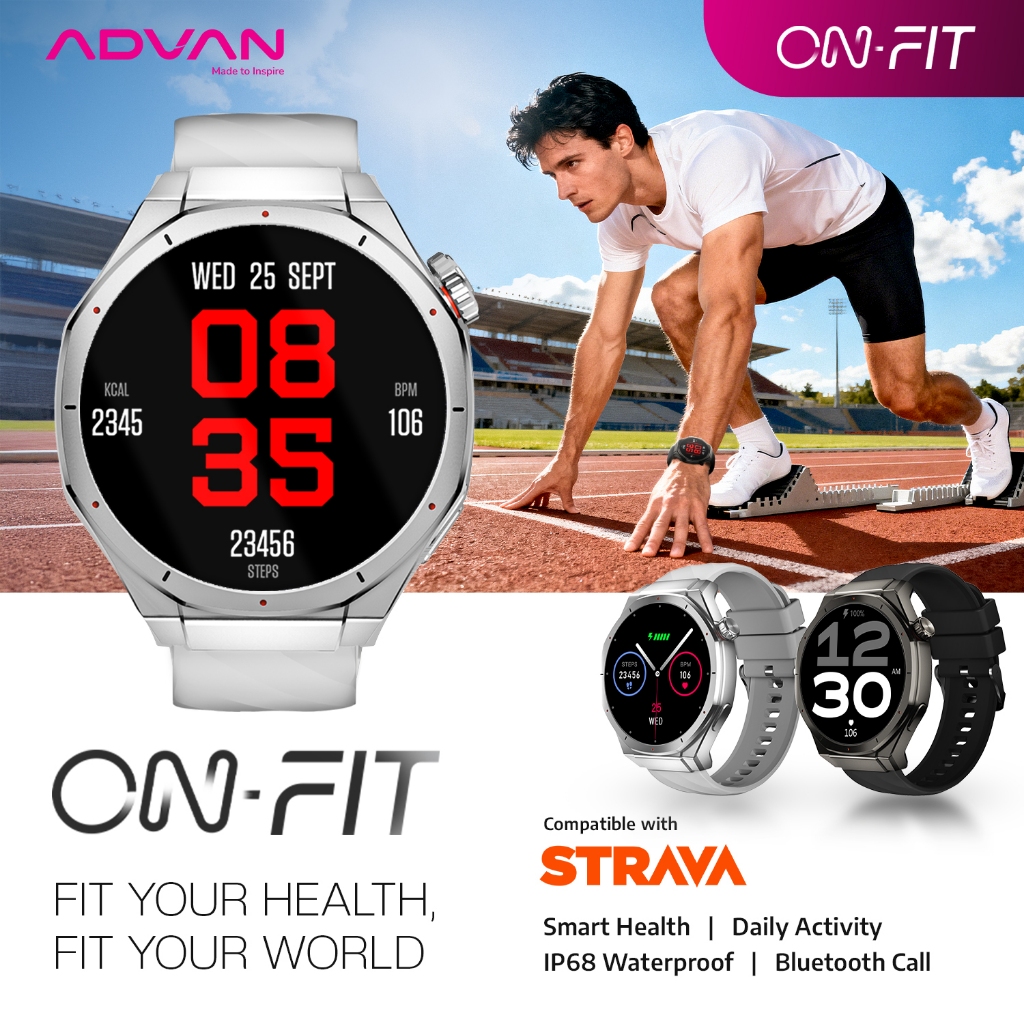 Advan ONFIT P4 Smartwatch Bluetooth Calling Foto 2