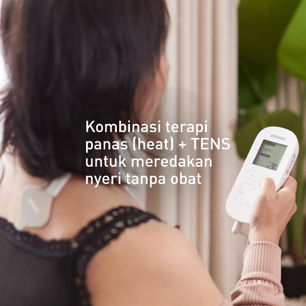 Alat Pijat Elektrik OMRON HV-F311 TENS Pulse Massager dengan Terapi Panas Foto 3