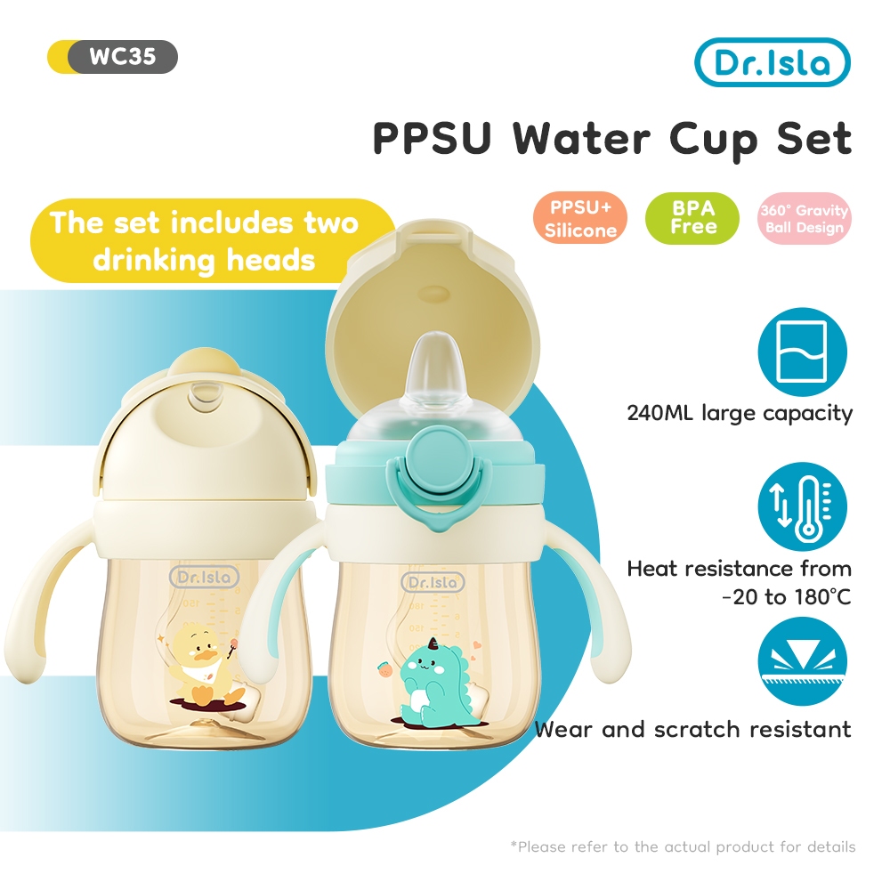 Botol Minum Bayi Dr.isla PPSU 240ml